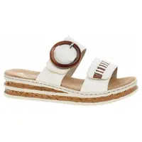 Dámské pantofle Rieker 62993-80 weiss 40