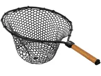 Fencl muškařský podběrák king xl natur se silikonovou sítí 47x57 cm