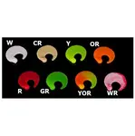 Saenger iron trout gumové nástrahy coda 2,5 cm-barva yor