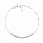 Brilio Silver Stříbrný dámský náramek se zirkony BRC238W