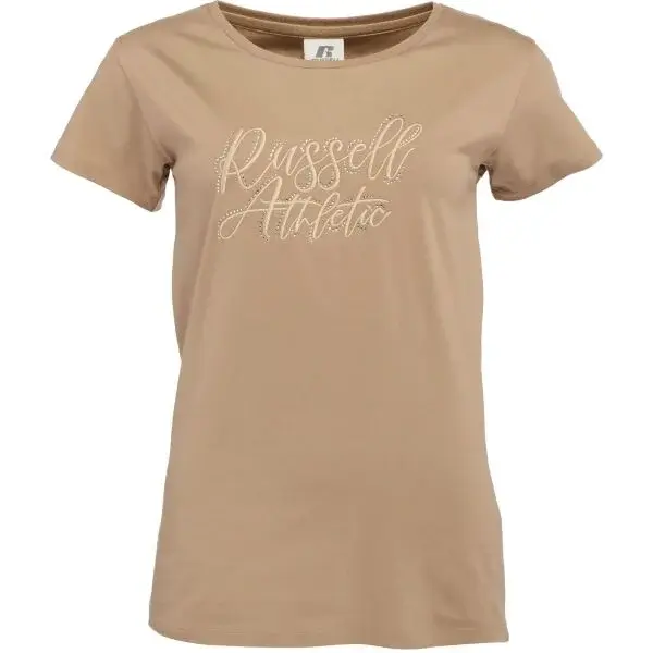 Russell Athletic TEE SHIRT W Dámské tričko, béžová, velikost