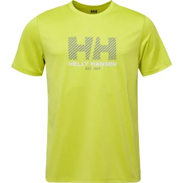 Helly Hansen HH TECH GRAPHIC UPF 50+ T-SHIRT 2.0 Pánské triko, žlutá, velikost