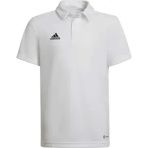 adidas ENTRADA 22 POLO SHIRT Chlapecké polo triko, bílá, velikost