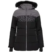 Willard LUSKA Dámská prošívaná lyžařská bunda, černá, velikost