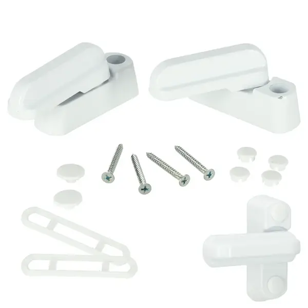 Sada bezpečnostných zámkov na kľučky dverí a okien – detská ochrana 2 ks