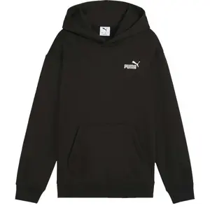 Puma ESSENTIALS SMALL NO. 1 LOGO RELAXED HOODIE  FL B Chlapecká mikina, černá, velikost
