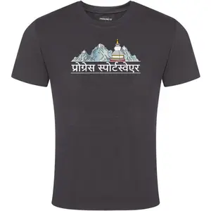 PROGRESS AROMATIC NEPAL Pánské outdoorové triko, černá, velikost