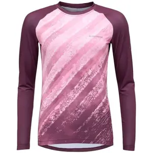 Klimatex ANNEKO Dámské MTB triko s dlouhým rukávem, vínová, velikost