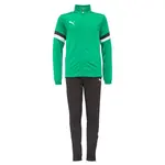 Puma TEAMRISE TRACKSUIT JR Dětská tepláková souprava, zelená, velikost