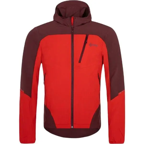 KILPI NEATRIL Pánská softshellová bunda, červená, velikost