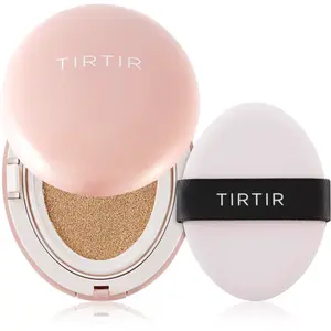 TIRTIR Mask Fit All Cover Cushion Mini matující make-up v houbičce odstín 27N Camel 4.5 g