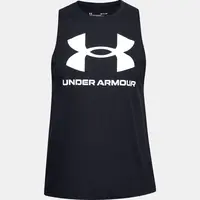 Under Armour Tílko Sportstyle Graphic Tank-BLK - Dámské