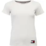 Tommy Hilfiger TOMMY 85 RIB-SS TEE Dámské tričko, šedá, velikost