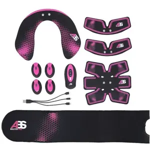 HMS ABS MASTER PRO Multiset posilovačů svalů, černá, velikost