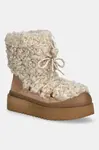 Sněhule Tory Burch Mellow Shearling Lace Up Boot