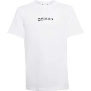 adidas LINEAR Dětské tričko, bílá, velikost