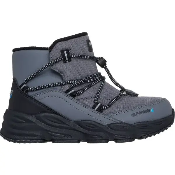 Skechers TURBO TREAD Dětská zimní obuv, šedá, velikost