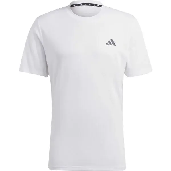 adidas TRAINING ESSENTIALS COMFORT TEE Pánské triko, bílá, velikost XXL