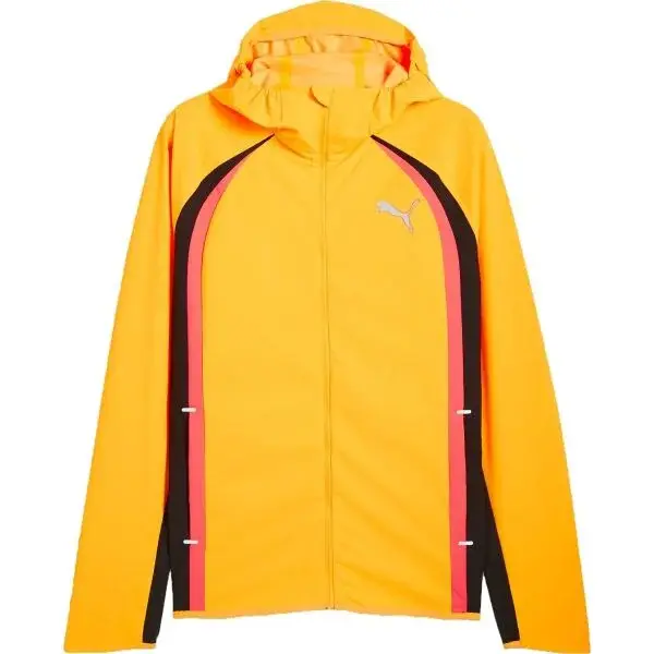 Puma RUN ULTRAWEAVE RAINCELL JACKET Pánská běžecká bunda, oranžová, velikost