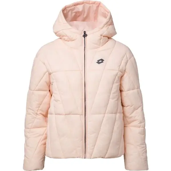 Lotto SEVILIA Dámská oversize prošívaná bunda, růžová, velikost