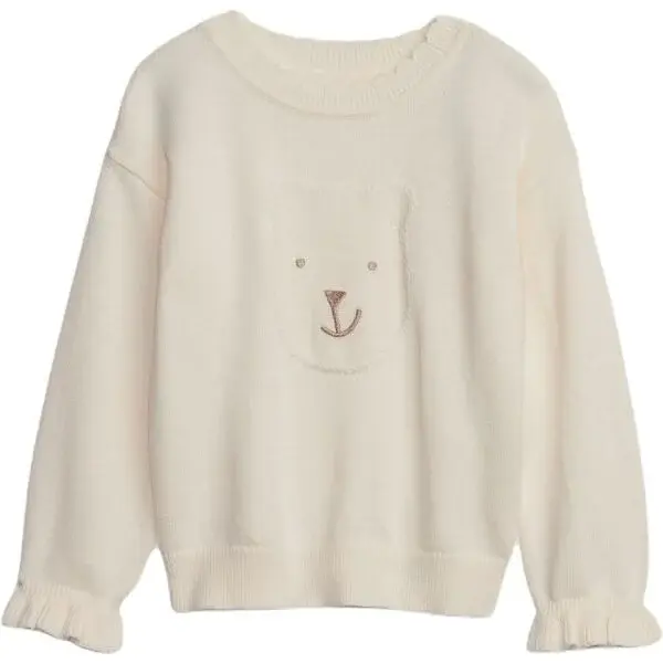 GAP BABY Dětský svetr, béžová, velikost 5Y