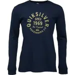 Quiksilver CIRCLED SCRIPT FRONT Pánské tričko, tmavě modrá, velikost