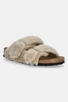 Pantofle Birkenstock Arizona Shearling Upper béžová barva, 1030275