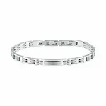 Trussardi Nadčasový oceľový náramok pre mužov T-Steel TJAXV35