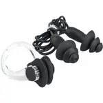 AQUOS EAR PLUG + NOSE CLIP SET Ucpávka uší a nosní svorka, černá, velikost