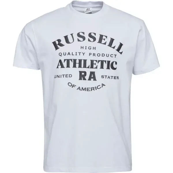 Russell Athletic PRODUCT OF AMERICA Pánské tričko, bílá, velikost