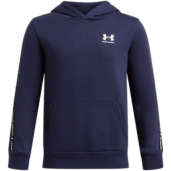 Under Armour ICON FLEECE HOODIE Chlapecká mikina, tmavě modrá, velikost M