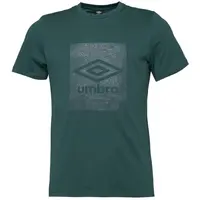 Umbro GEO GRAPHIC TEE Pánské triko, tmavě zelená, velikost