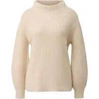 s.Oliver KNITTED PULLOVER Dámský pletený svetr, béžová, velikost