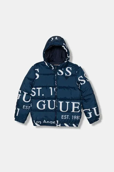 Dětská bunda Guess tmavomodrá barva, H5BJ00 WCFM0