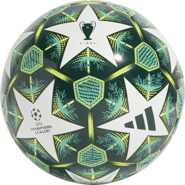 adidas UCL TRAINING FINAL Fotbalový míč, zelená, velikost