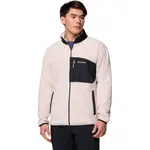 Columbia FAST TREK OVERLAY FULL ZIP Pánská fleecová mikina, béžová, velikost