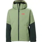 Helly Hansen JEWEL ET Dívčí lyžařská bunda, zelená, velikost 10Y