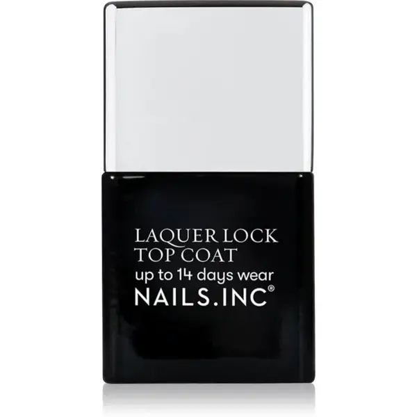 Nails Inc. 45 Second Lacquer Lock vrchní lak na nehty 14 ml