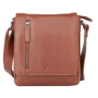 Pánská kožená taška přes rameno Sparwell Kenny - koňak