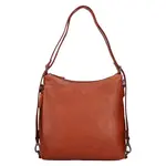 Dámská kožená kabelko-batoh The Chesterfield Brand Letizia - koňak