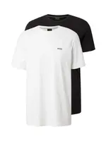 BOSS Tričko  čierna / biela