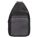 Pánska kožená taška cez rameno Lagen Menson - čierno-modrá