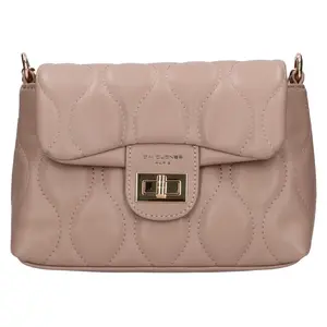 Dámska crossbody kabelka David Jones Carlotta - tmavo béžová