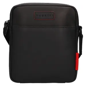 Pánska kožená taška cez rameno Bugatti Rognar - čierná