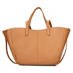 Dámska kožená kabelka Italia Violla - koňak