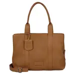 Dámska kožená business kabelka Burkely Haite - koňak