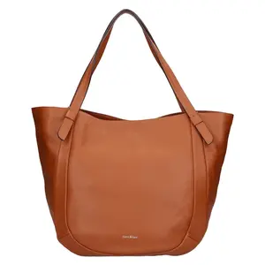 Dámska kožená kabelka Gianní Conti Diana - hnedá