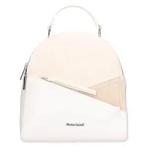 Dámsky batoh Marina Galant Matelde - bielo-béžová