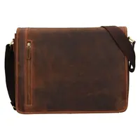 Pánska kožená taška cez rameno HGL Arnes - koňak