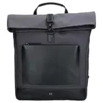 Pánsky vintage batoh Daag Hugo - čierno-šedá